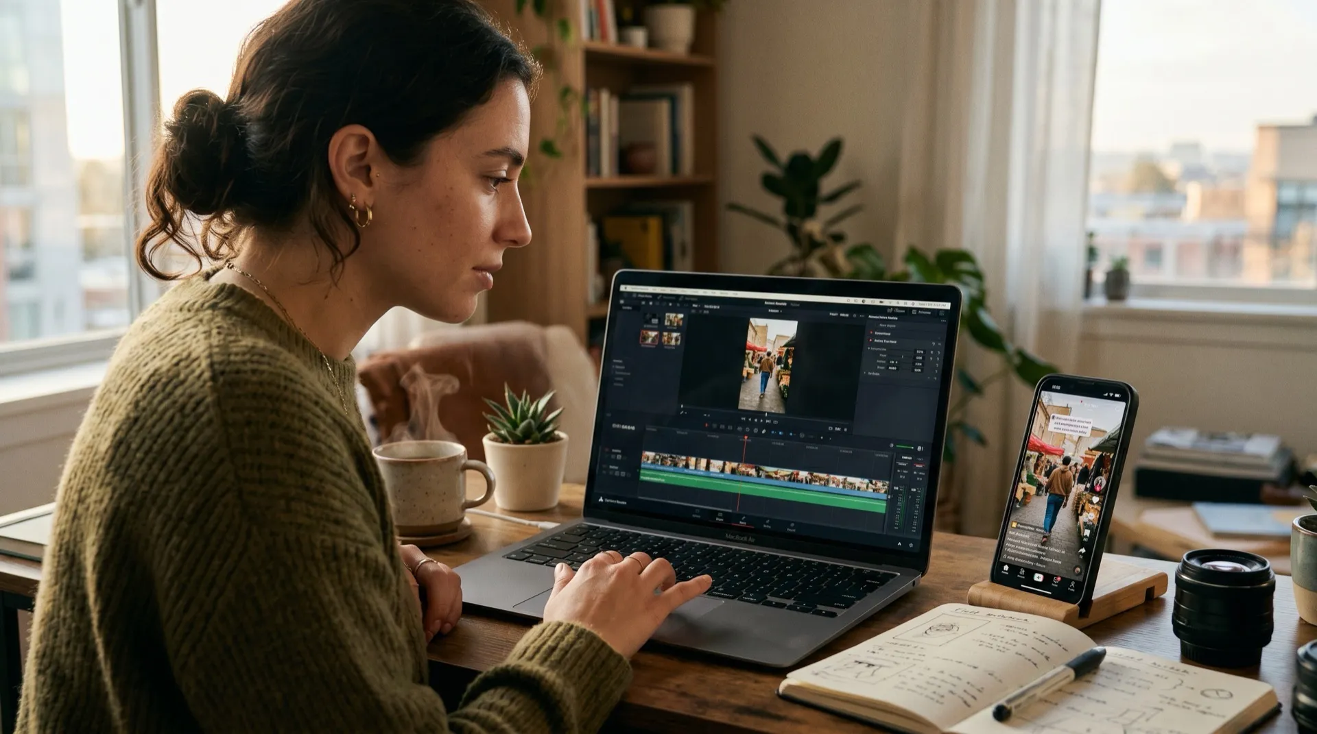 Video for Creators & Influencers, made with Resleeve