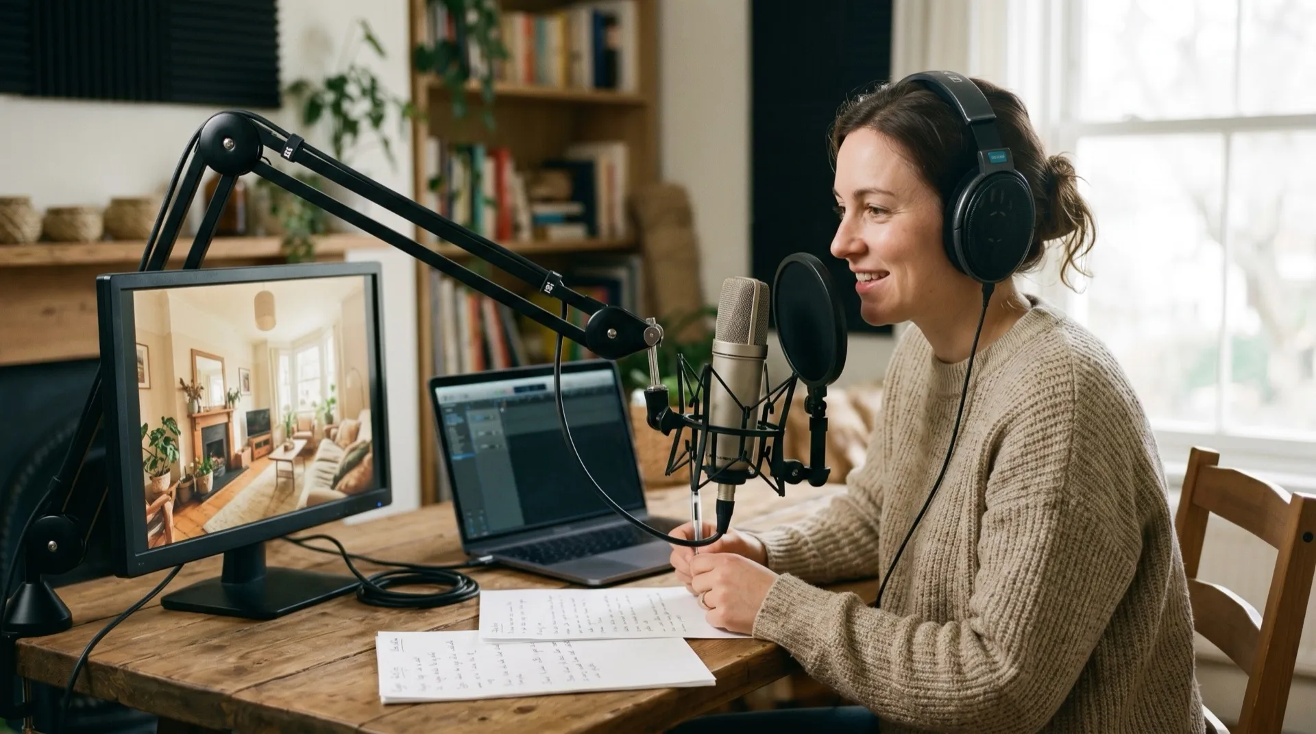 Audio for Real Estate, made with Resleeve
