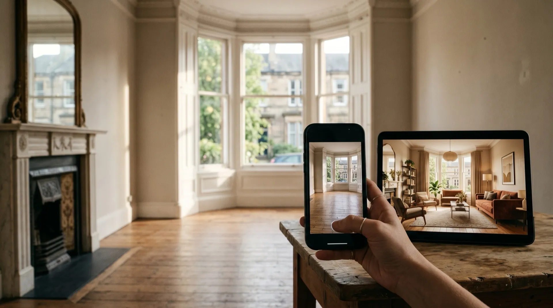 Shoot and stage: Resleeve for Real Estate